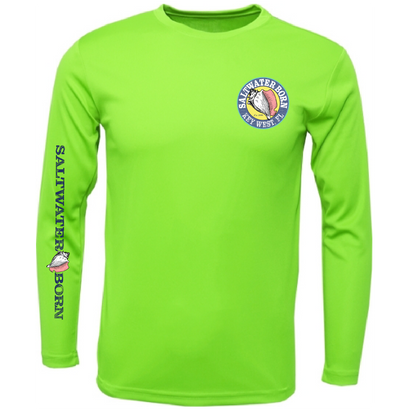 Key West, FL Realistic Lobster Men's Long Sleeve UPF 50+ Dry-Fit Shirt