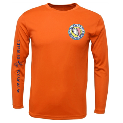 Siesta Key, FL Kraken Men's Long Sleeve UPF 50+ Dry-Fit Shirt
