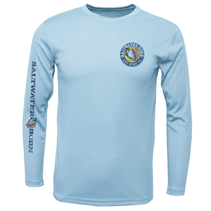 Key West, FL Marlin Long Sleeve UPF 50+ Dry-Fit Shirt