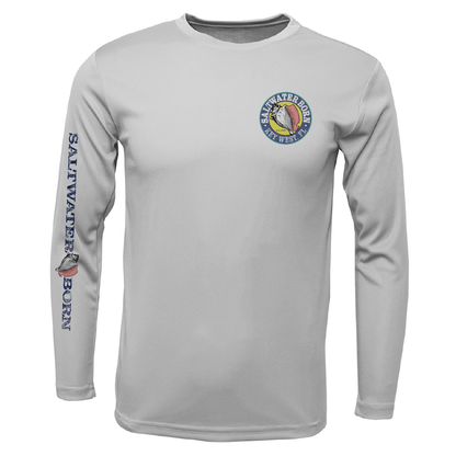 Key West, FL Sailfish Long Sleeve UPF 50+ Dry-Fit Shirt