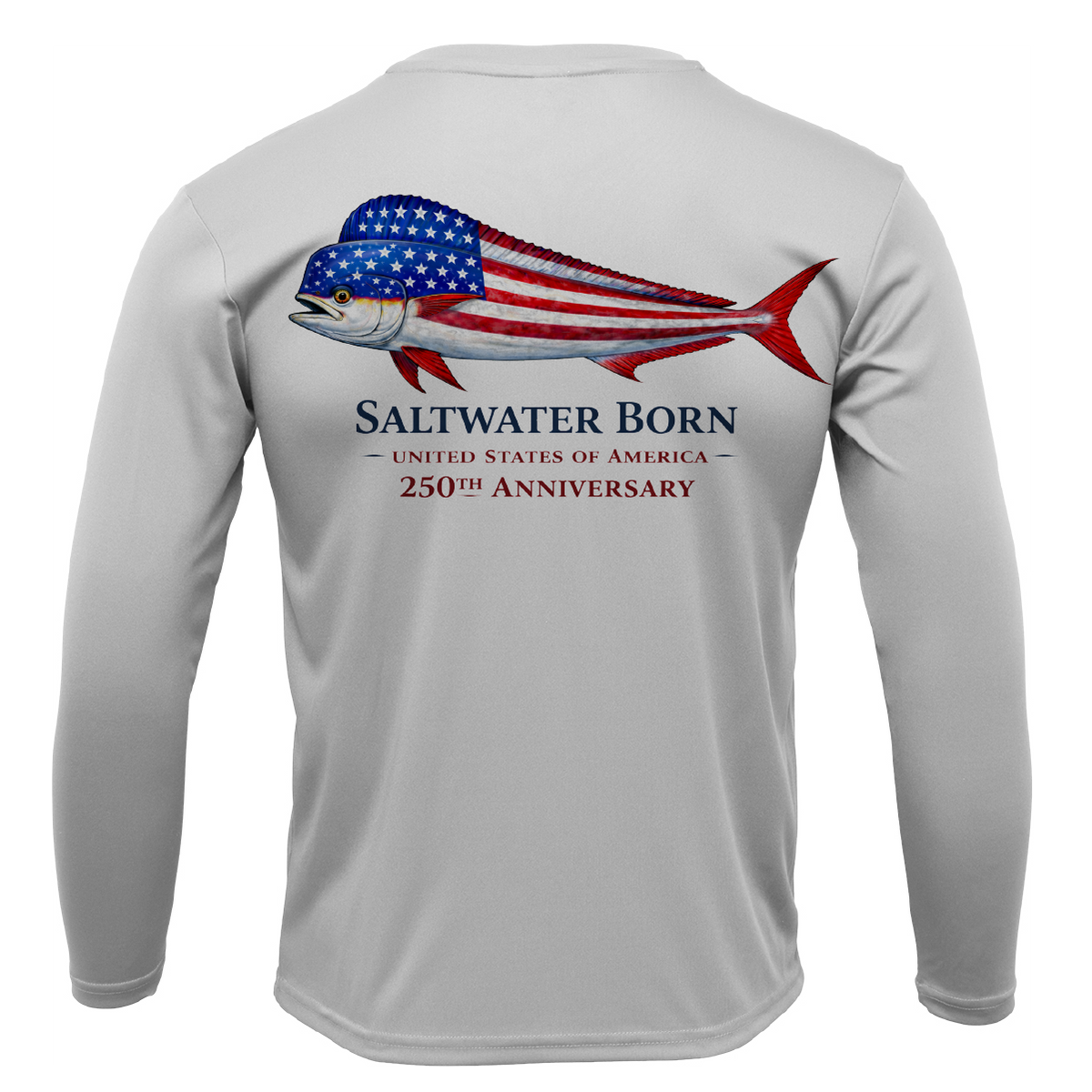 250th Anniversary Action Mahi Men's Long Sleeve UPF 50+ Dry-Fit Shirt