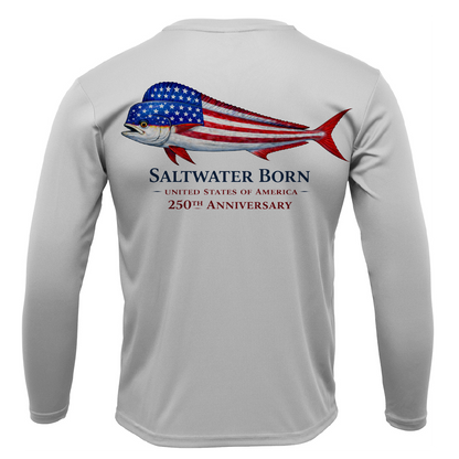 250th Anniversary Action Mahi Men's Long Sleeve UPF 50+ Dry-Fit Shirt