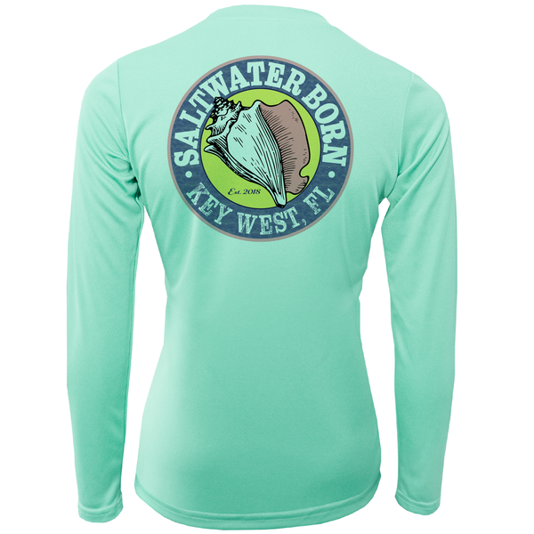Key West, FL State of Florida Girl's Long Sleeve UPF 50+ Dry-Fit Shirt