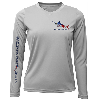 250th Anniversary Action Marlin Women's Long Sleeve UPF 50+ Dry-Fit Shirt