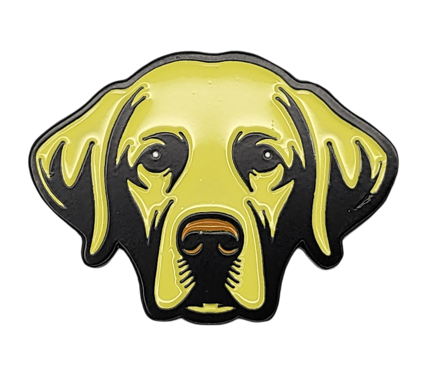 Yellow Labrador Retriever Golf Ball Marker with Hat Clip