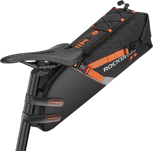 Bike Bags Reflective Waterproof Large Capacity Bag Foldable Saddle Bags 10L