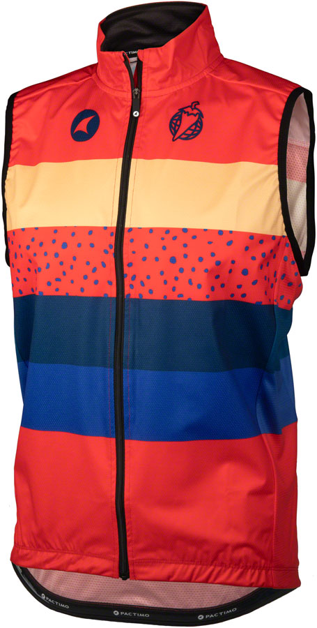Salsa Team Polytone Men's Vest - Red w/ Stripes Medium