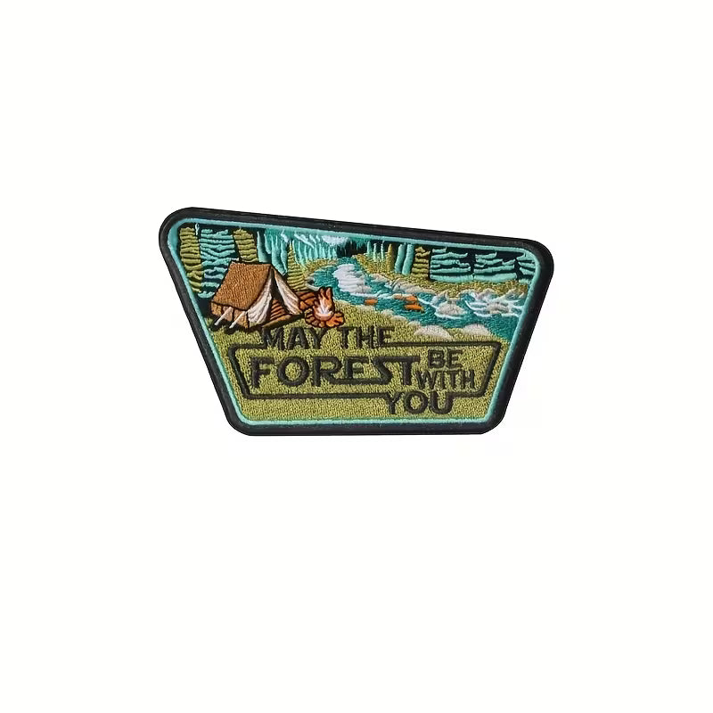 May The Forest Be With You Patch - Iron On