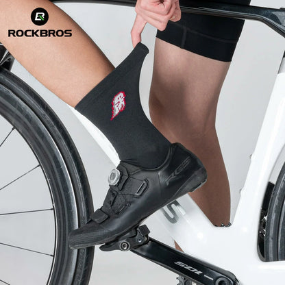 Aerodynamic Cycling Socks with Wear-resistant Hee Wicking Athletic Crew