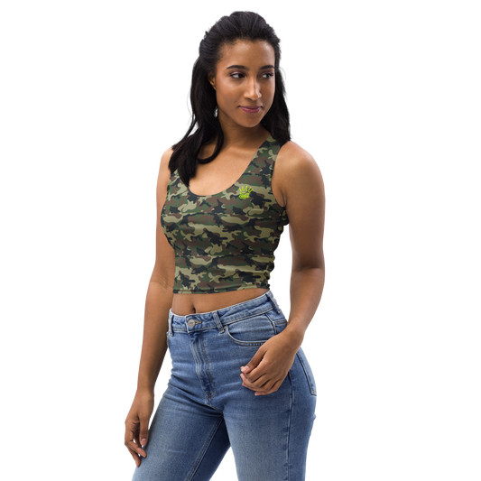 CROWN PICKLEBALL - Women's Corona Crop-top (Camo)