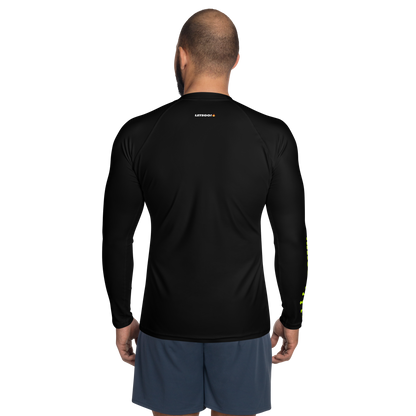 CROWN PICKLEBALL - Men's Tourney Sleeve Shirt (Black)