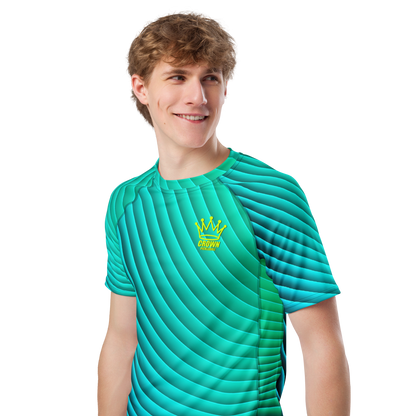 CROWN PICKLEBALL - Men's Tourney Shirt (Turquoise)