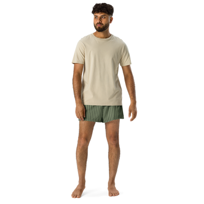 CROWN PICKLEBALL - Logo Pattern Short (Olive)