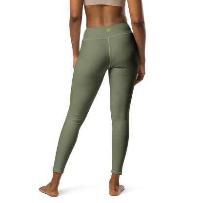 CROWN PICKLEBALL - High-performance Leggings (Olive)