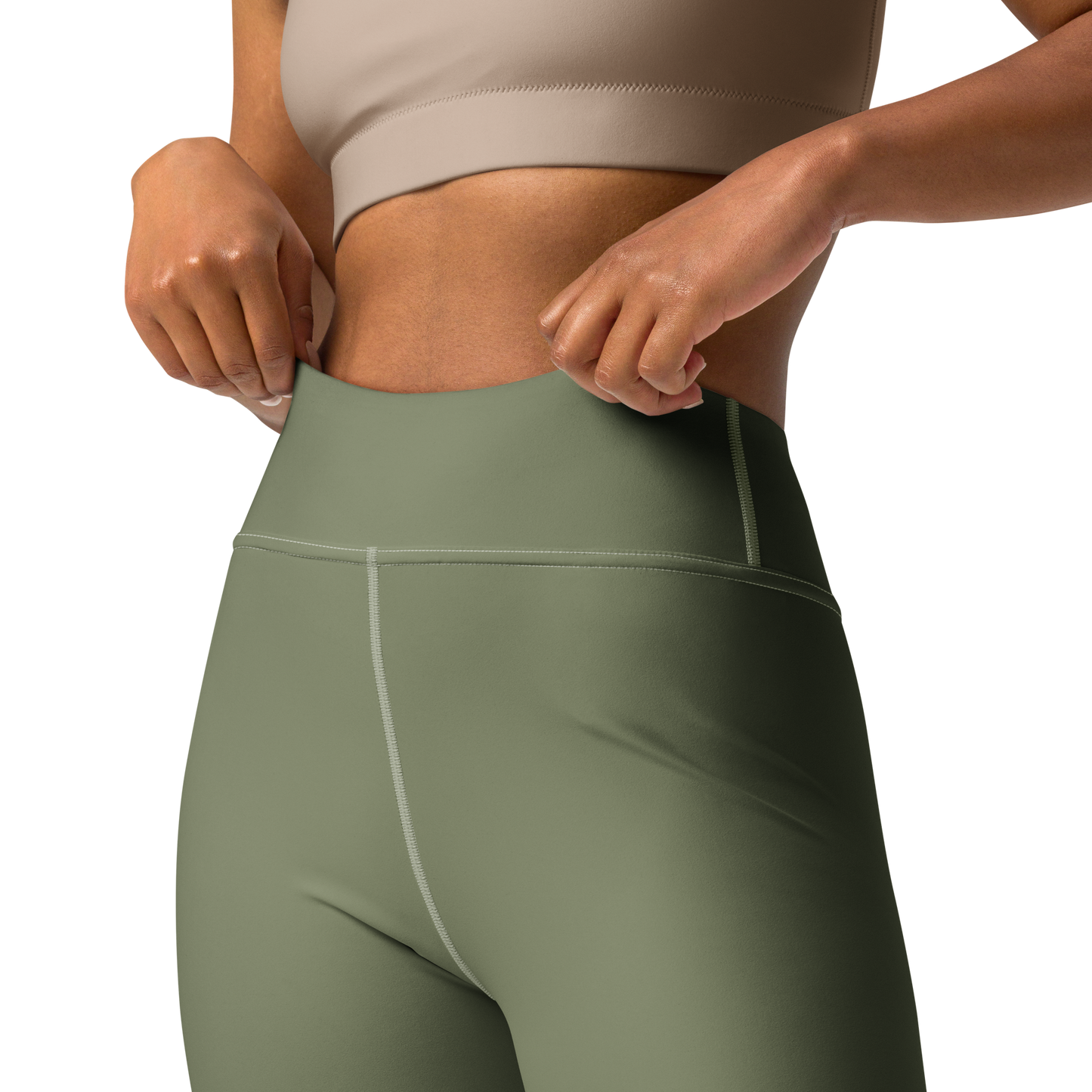 CROWN PICKLEBALL - High-performance Leggings (Olive)