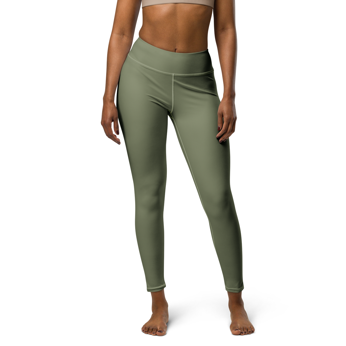 CROWN PICKLEBALL - High-performance Leggings (Olive)