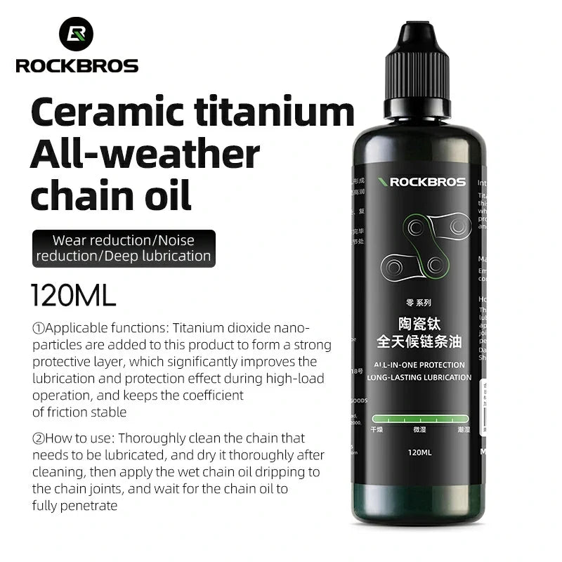 Bike Chain Oil Dry Wet & All-Weather Lubricant Options