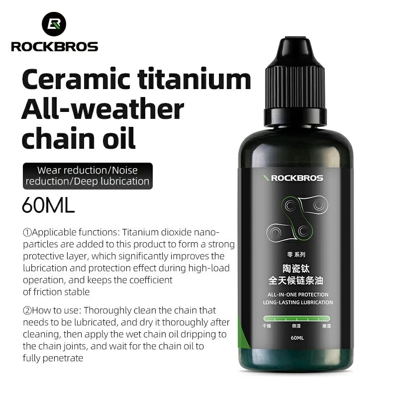 Bike Chain Oil Dry Wet & All-Weather Lubricant Options