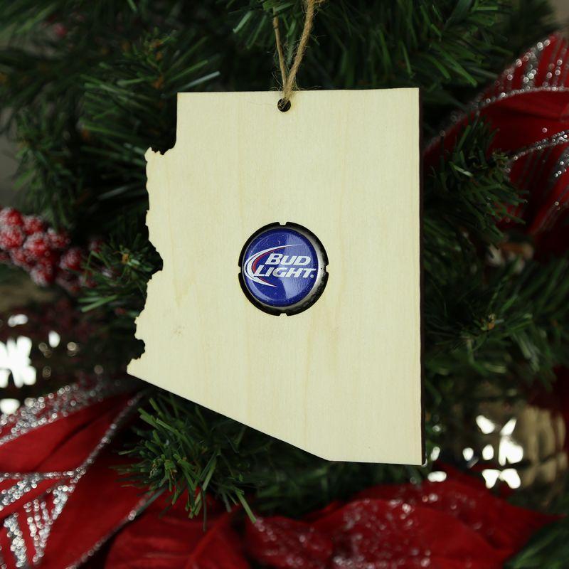 Arizona Beer Cap Map Ornaments