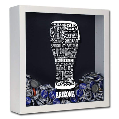 Arizona Beer Typography Shadow Box