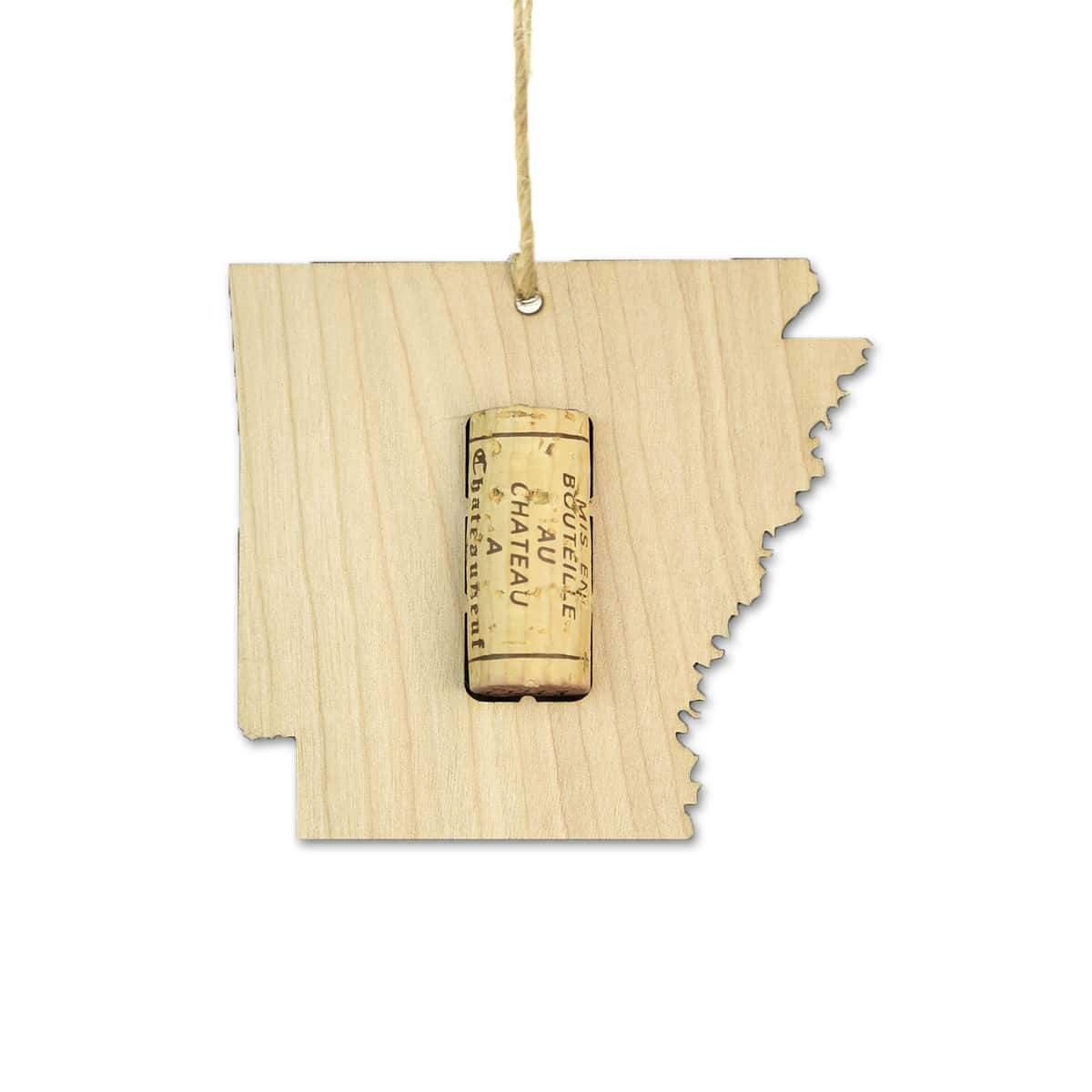 Arkansas Wine Cork Holder Ornaments