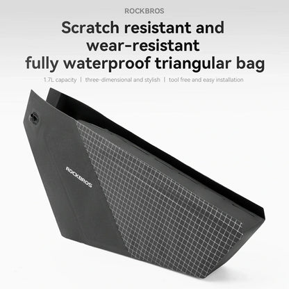 AS-165 100% Waterproof Bike Frame Bag 1.7L