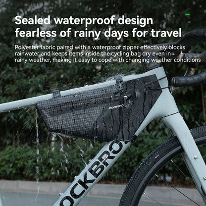 AS-165 100% Waterproof Bike Frame Bag 1.7L