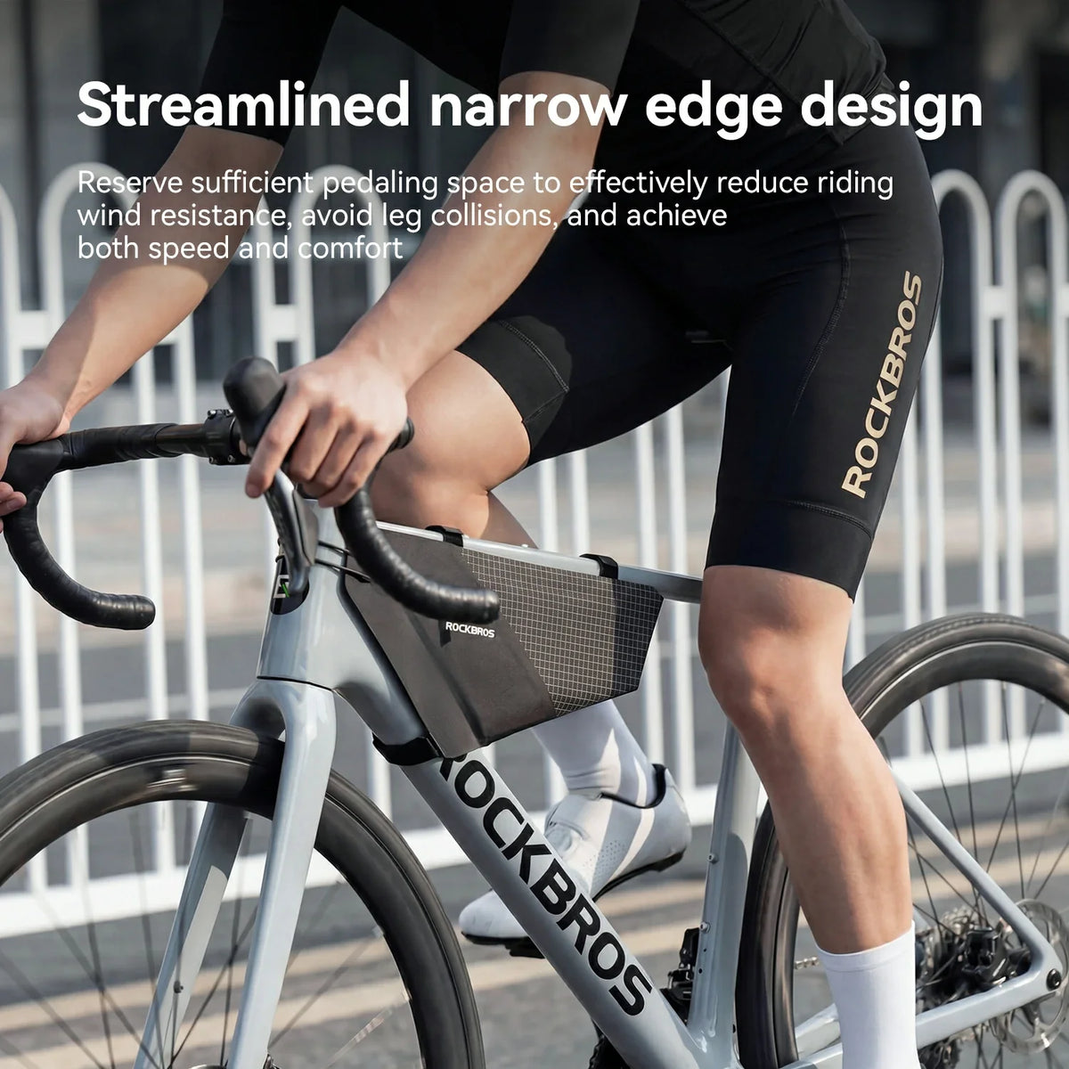 AS-165 100% Waterproof Bike Frame Bag 1.7L