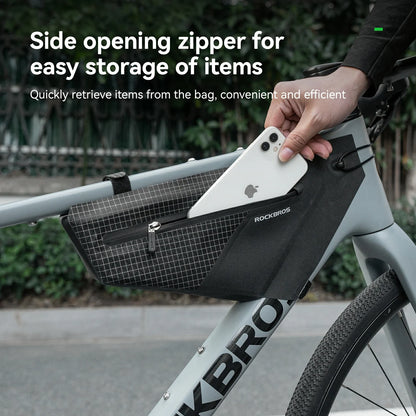 AS-165 100% Waterproof Bike Frame Bag 1.7L