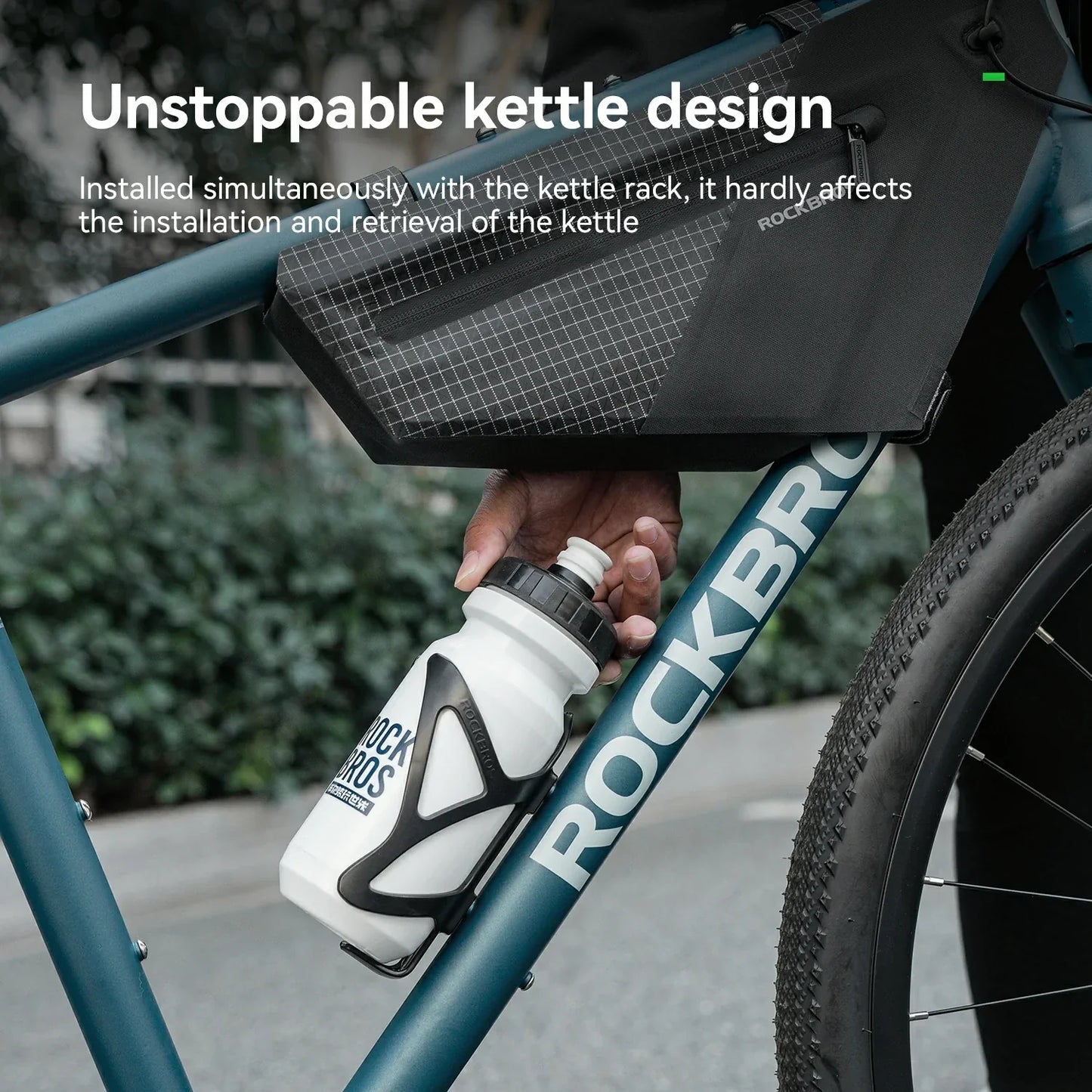 AS-165 100% Waterproof Bike Frame Bag 1.7L