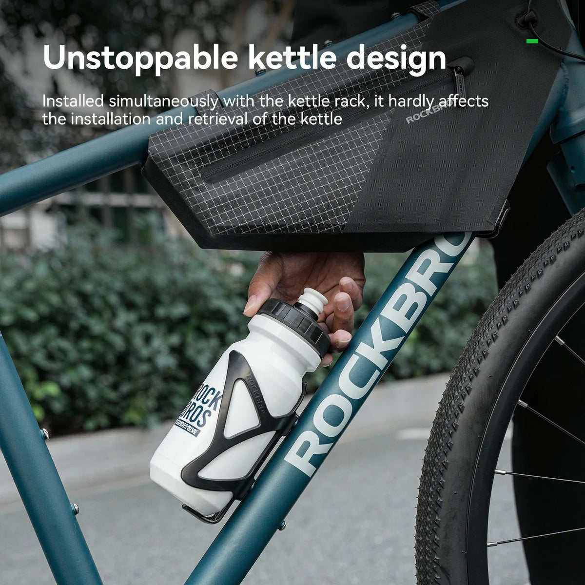 AS-165 100% Waterproof Bike Frame Bag 1.7L