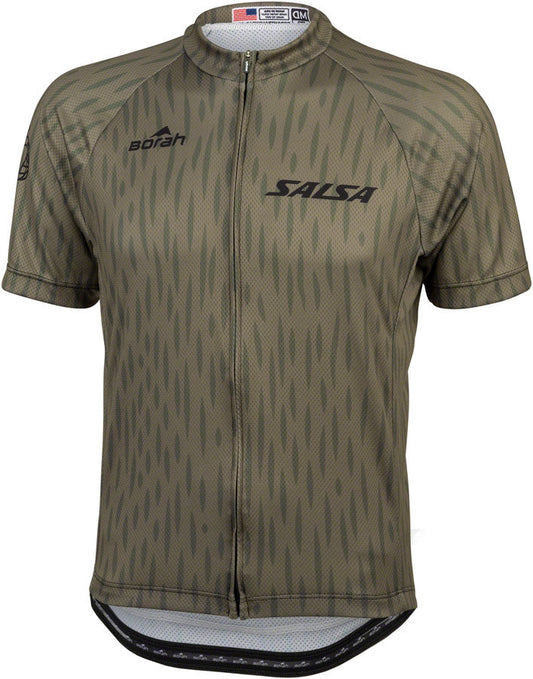 Salsa Men's Hinterland Jersey - Large Olive Green