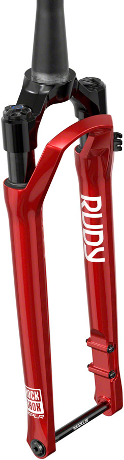 RockShox RUDY Ultimate XPLR Race Day 2 Suspension Fork - 700c 30 mm 12 x 100 mm 51 mm Offset Electric Red A2