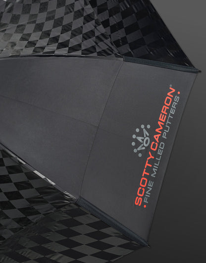 Scotty Cameron Black Checkered Umbrella