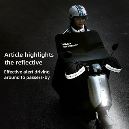 ROCKBROS Winter Electric Scooter Handlebar Muff Windproof Waterproof Leg Cover