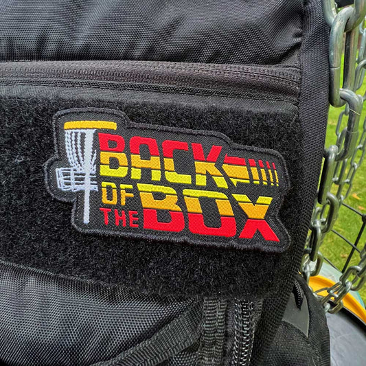 Back Of The Box Disc Golf Patch - Hook And Loop