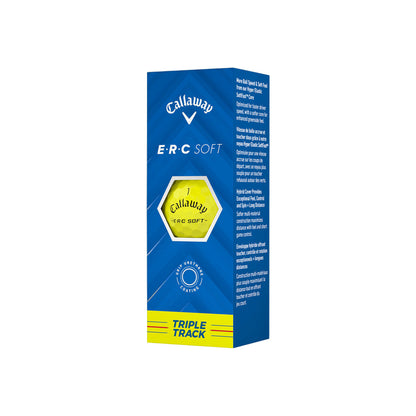 Callaway ERC Soft Triple Track Yellow 2025 Golf Balls