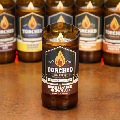 Barrel-Aged Brown Ale Beer Candle