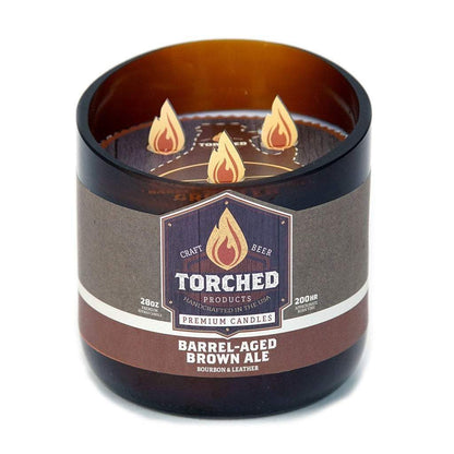 Barrel-Aged Brown Ale Beer Candle