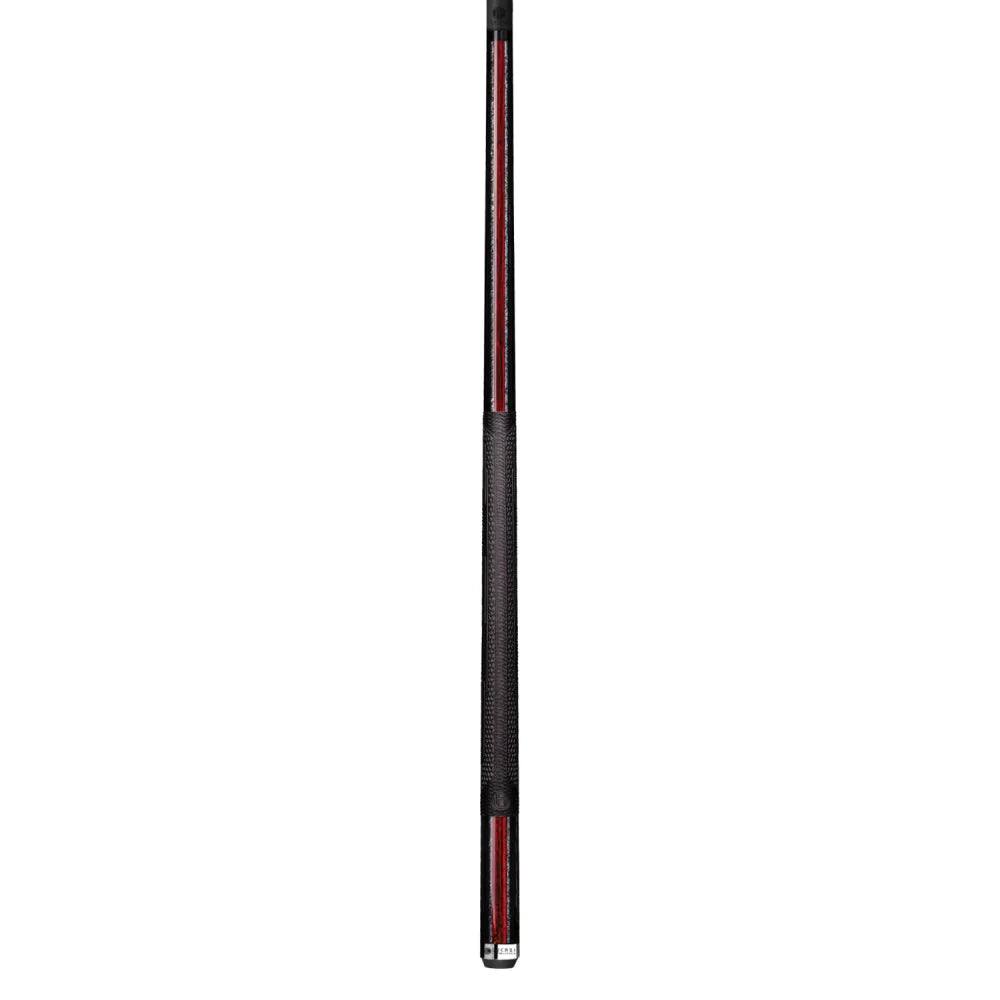 Lucasi Pinnacle Midnight Black with 2-stripe Cocobolo and silver crush, pinnacle shaft