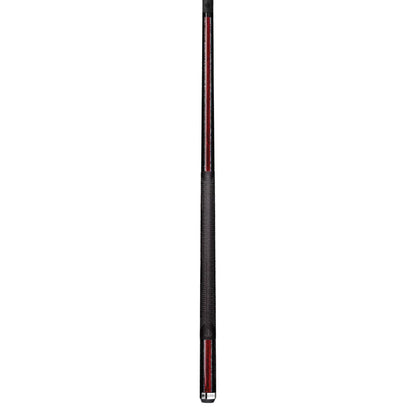Lucasi Pinnacle Midnight Black with 2-stripe Cocobolo and silver crush, pinnacle shaft