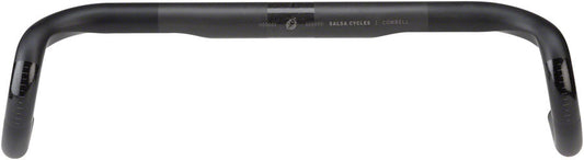 Salsa Cowbell Carbon Drop Handlebar - 31.8mm Clamp 44cm Width Carbon Black
