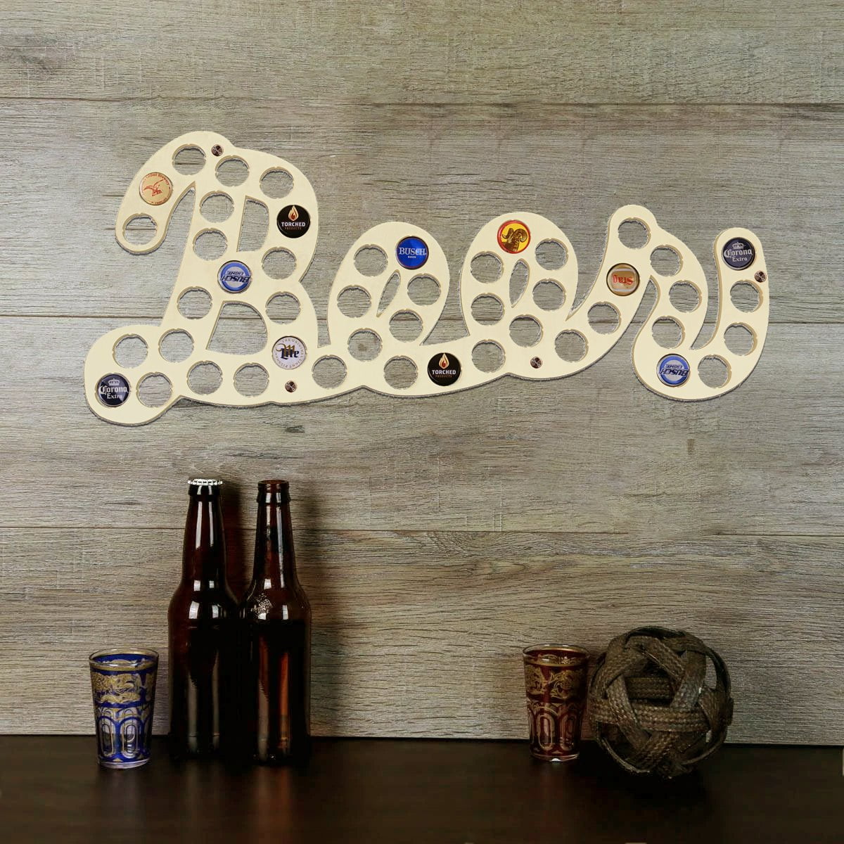 Beer Sign Beer Cap Holder