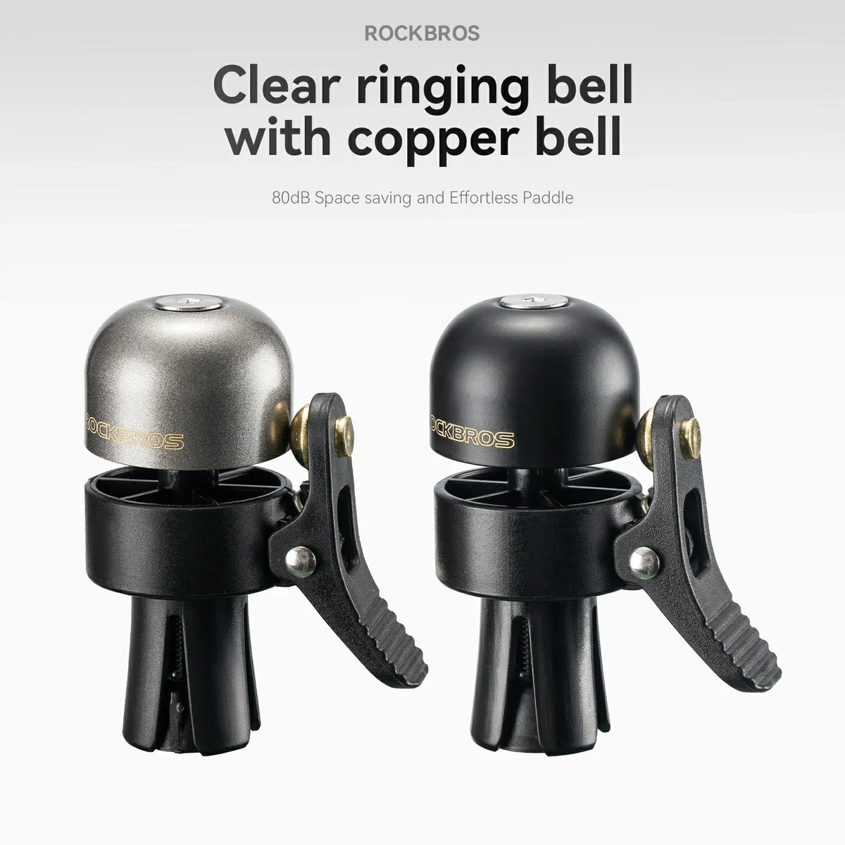 Bicycle Handlebar End Plug Bell 80dB Copper Alloy