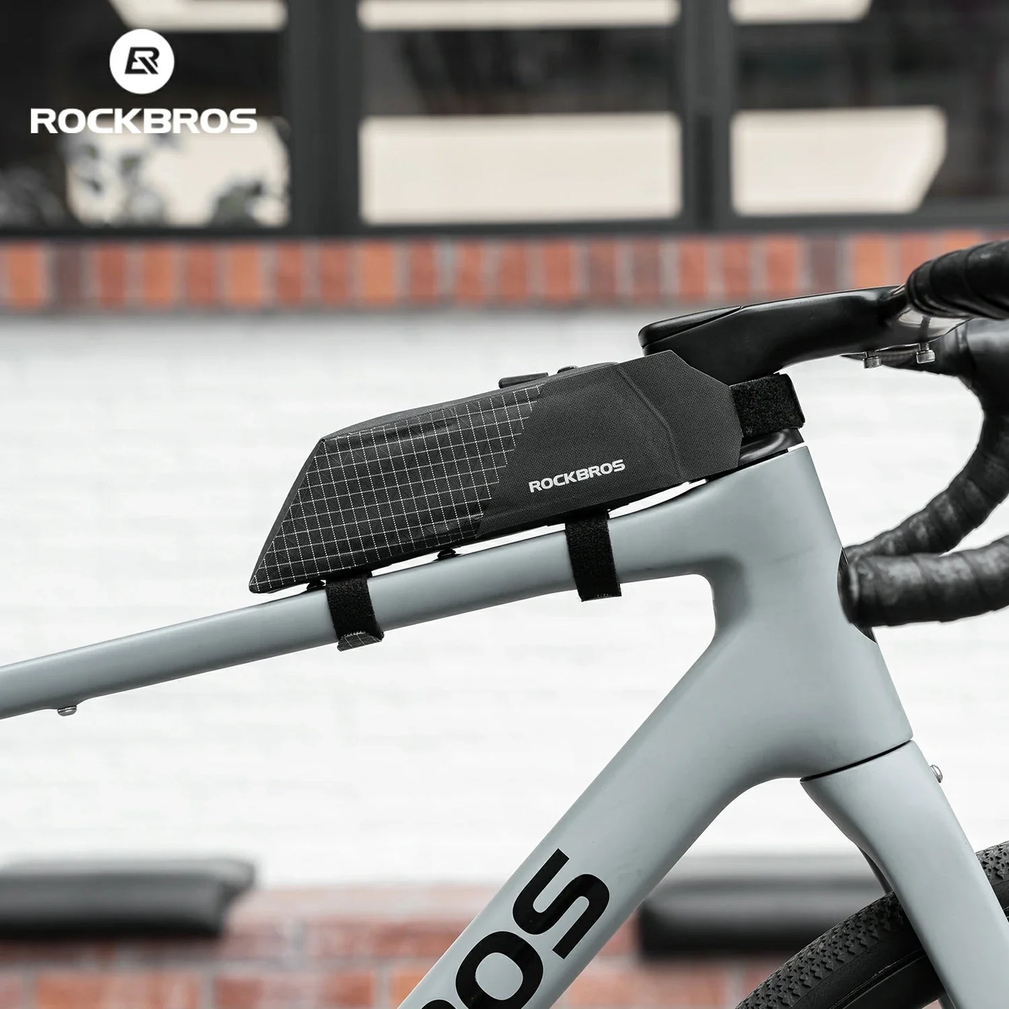 100% Waterproof Bike Frame Storage Bag Top Tube Bag 0.6L