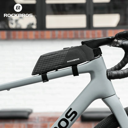 100% Waterproof Bike Frame Storage Bag Top Tube Bag 0.6L