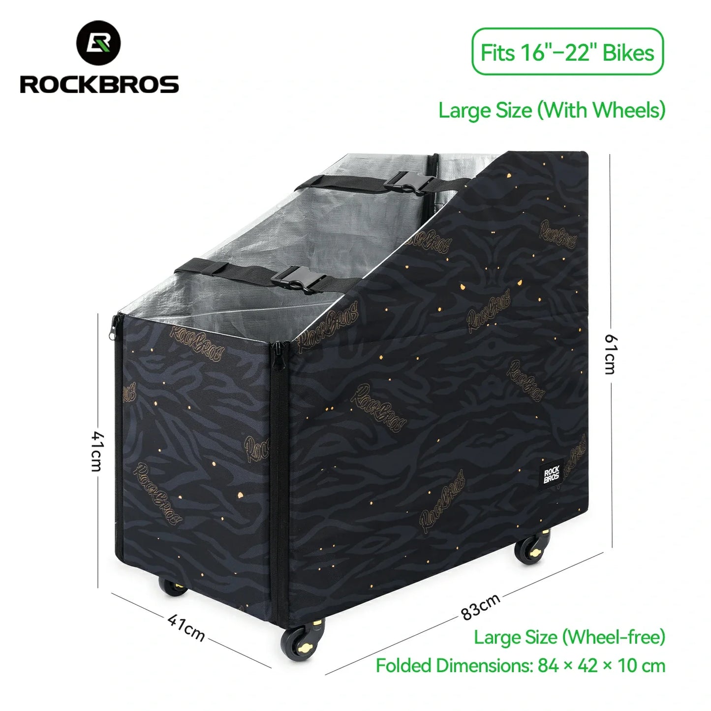 Folding Bike  Travel Case Fits 14"-22" Folding Bikes