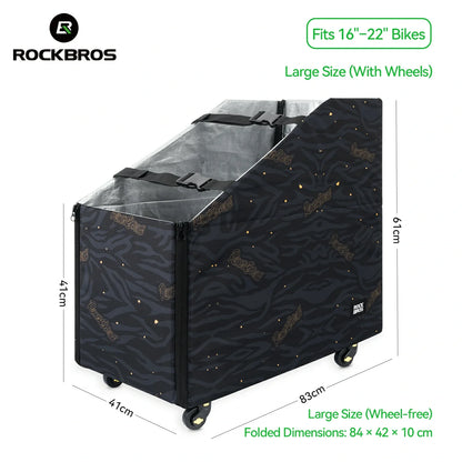 Folding Bike  Travel Case Fits 14"-22" Folding Bikes