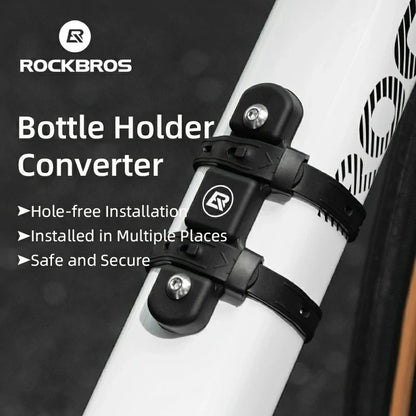 Bike Bottle Cage Adapter Converter with Silicone Strap