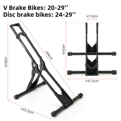 Bike Floor Stand – Indoor Bike Storage Rack for 20-29 Inch Bikes